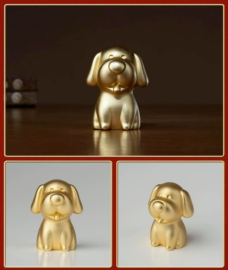 Gold-plated Bronze Statue Of The 12 Zodiac Signs