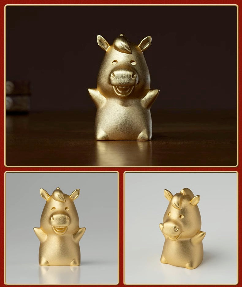 Gold-plated Bronze Statue Of The 12 Zodiac Signs