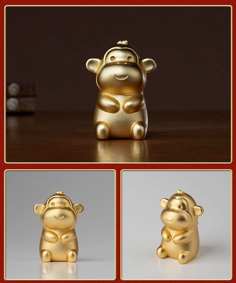 Gold-plated Bronze Statue Of The 12 Zodiac Signs