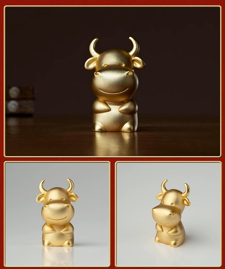 Gold-plated Bronze Statue Of The 12 Zodiac Signs