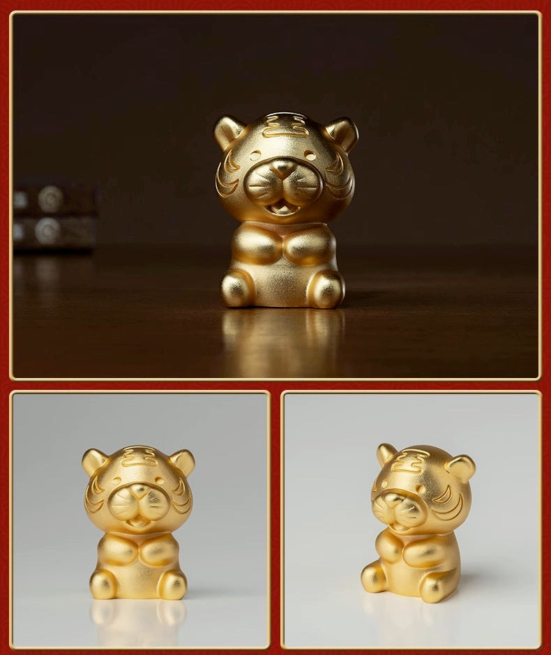 Gold-plated Bronze Statue Of The 12 Zodiac Signs