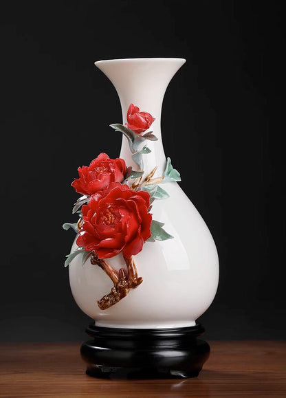 Three-dimensional Pinched Flower Craft Vase