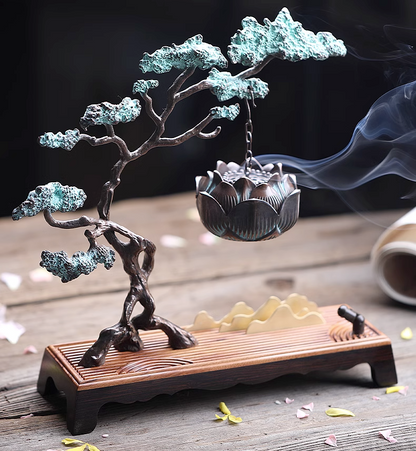 Welcome Pine Hanging Incense Burner