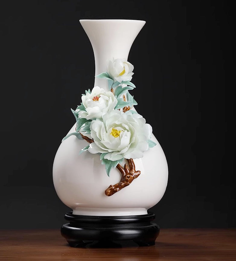 Three-dimensional Pinched Flower Craft Vase