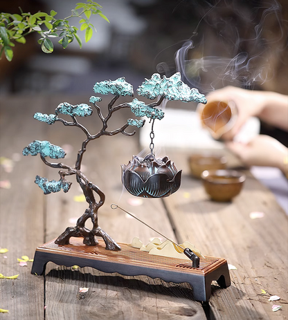 Welcome Pine Hanging Incense Burner