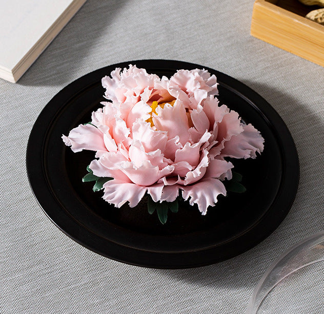 Ceramic Hand-kneaded Peony Flower